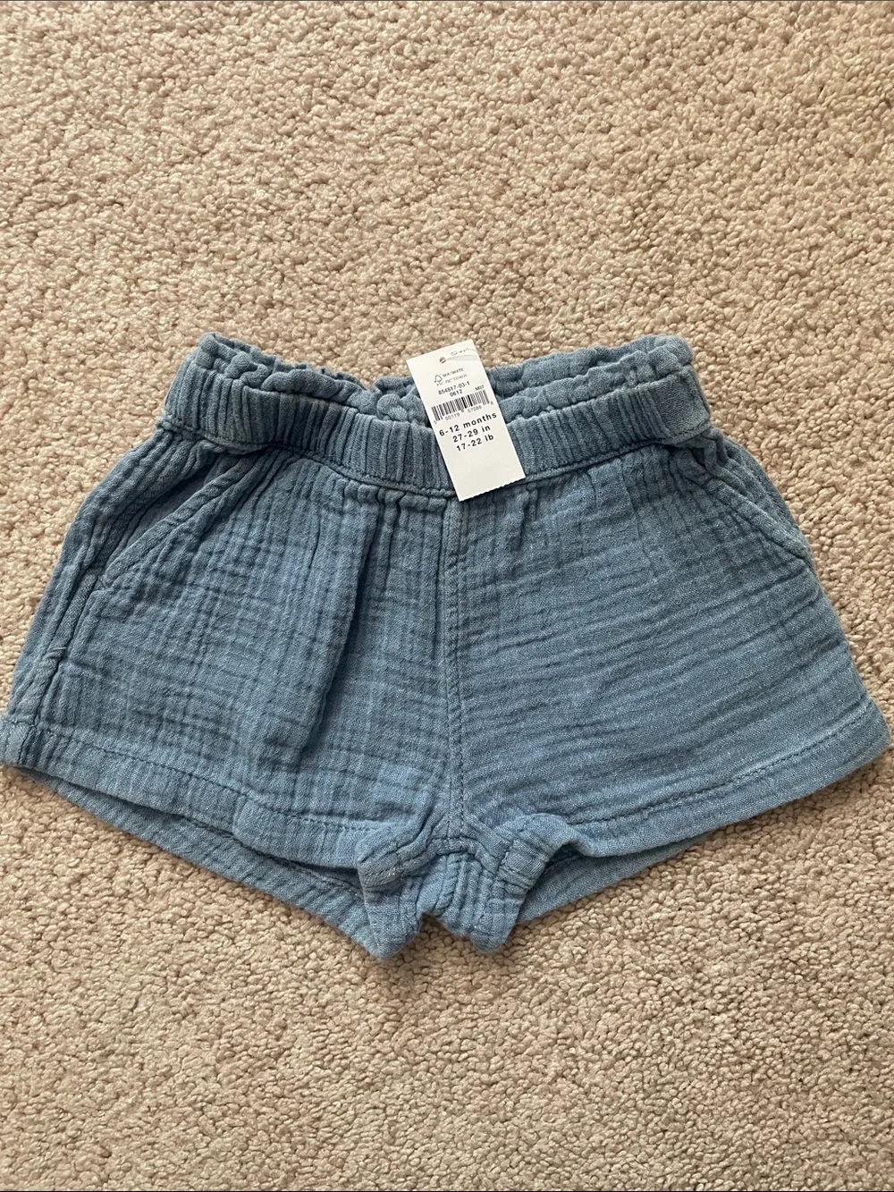 GAP Blue Gauze Knit Kids Shorts